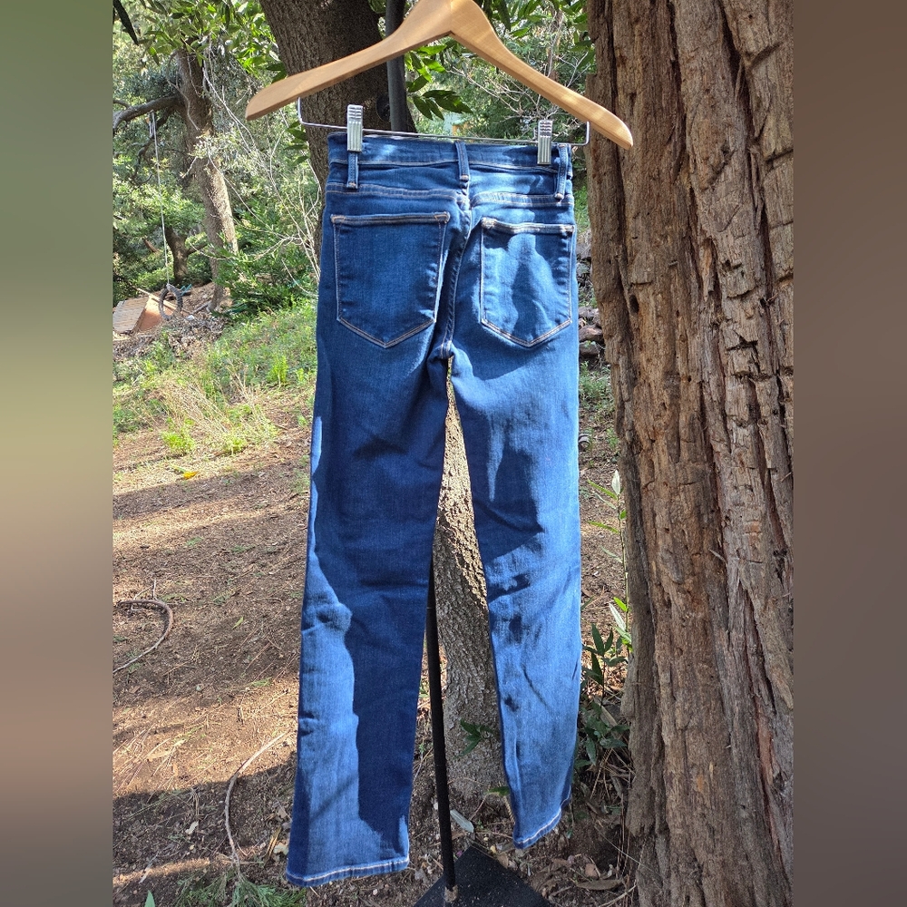 FRAME Denim Le High Straight Jeans Size 23 - Picture 6 of 9